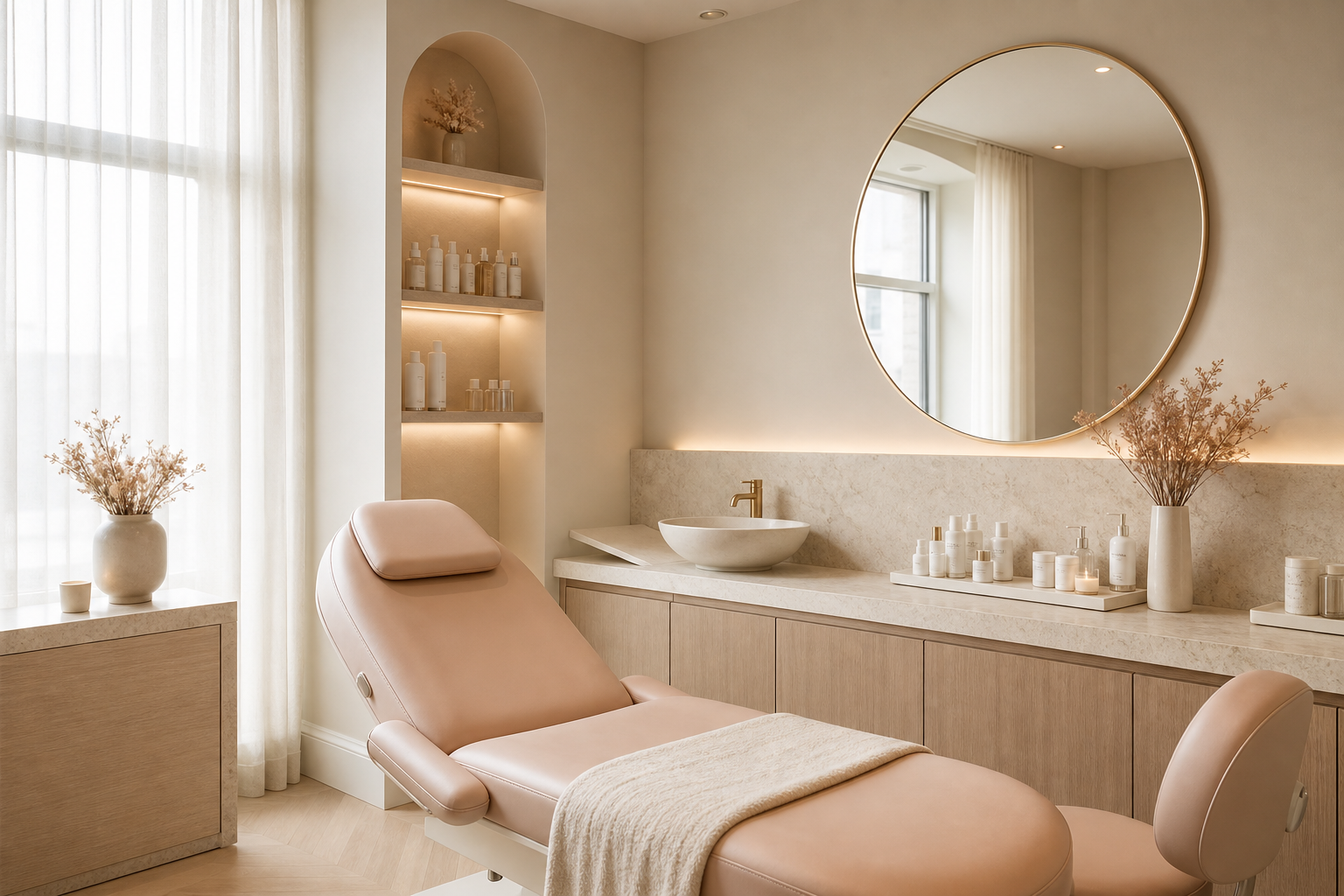 Lys og rolig beautysalon